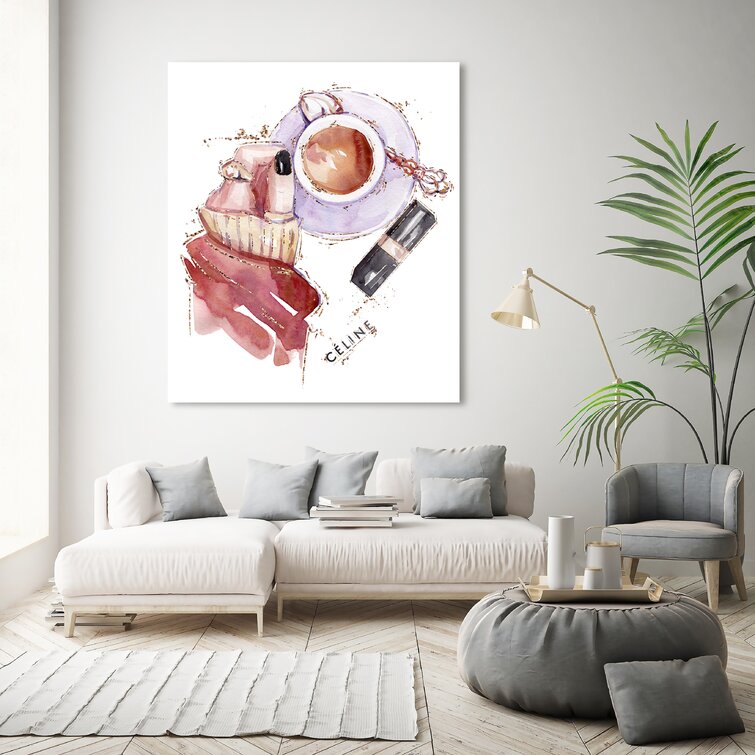 Win At Coffee Time On Canvas Painting